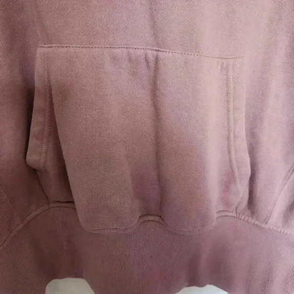 Cabin Fever Dusty Rose Oversized Kangaroo Pocket Style Hoodie Size S/M - Picture 6 of 11